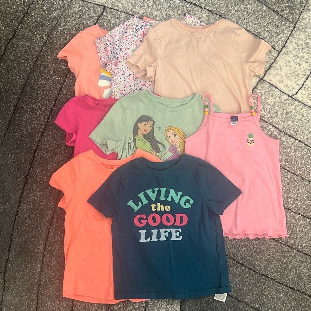 Bundle of 8 5t girls tops